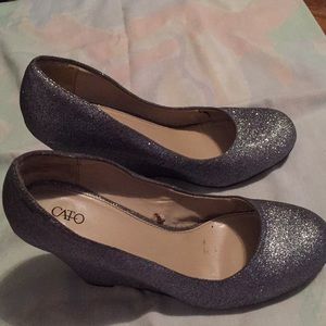 Glitter Wedges Size 9